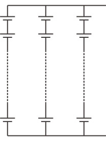 First Series and Then Parallel of Power Battery Module Topological Structure